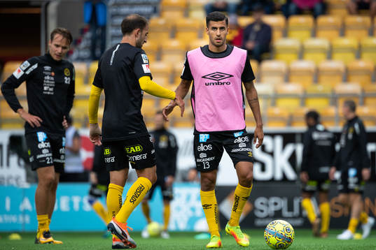 Elfsborgs Rami Kaib före fotbollsmatchen i Allsvenskan