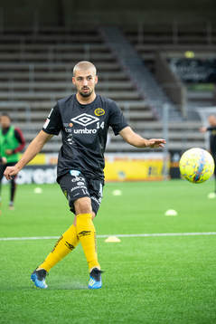 Elfsborgs Ibrahim Dresevic  före fotbollsmatchen i