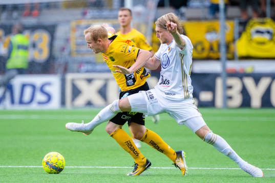 Östersunds Simon Kroon och Elfsborgs Simon Lundevall