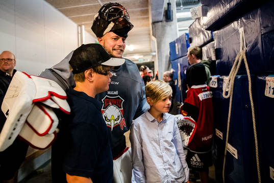 Malmö Redhawks målvakt Oscar Alsenfelt