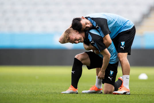 Anders Christiansen and Behrang Safari of Malmö FF