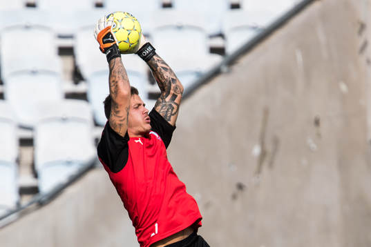 Goalkeeper Johan Dahlin of Malmö FF