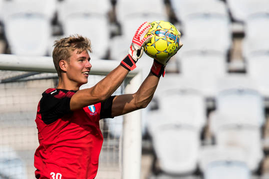 Goalkeeper Mathias Nilsson of Malmö FF