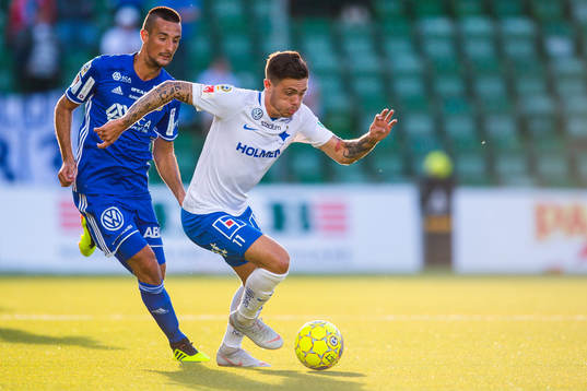 Sundsvalls Pol Moreno Sanchez och Norrköpings David Moberg