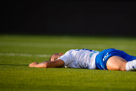 Norrköpings Jordan Larsson deppar