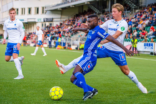 Sundsvalls Maic Sema och Norrköpings Alexander Fransson