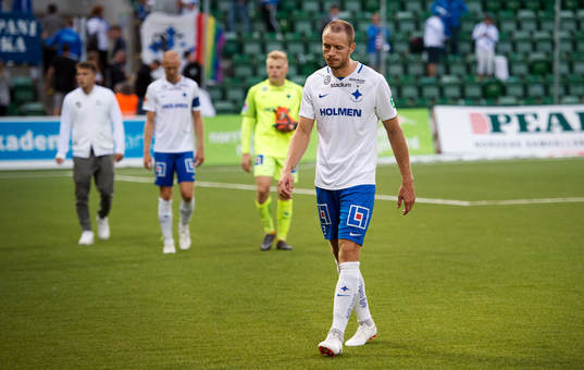 Norrköpings Jón Gudni Fjóluson deppar