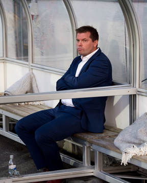 Norrköpings tränare Jens Gustafsson deppar