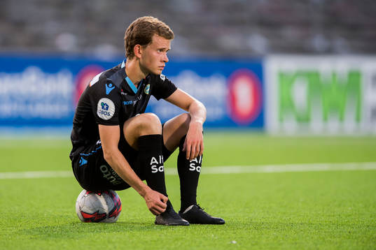 Vegard Østraat Erlien of Sandnes Ulf looks dejected