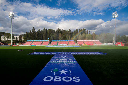 General view of Gjemselund Stadion