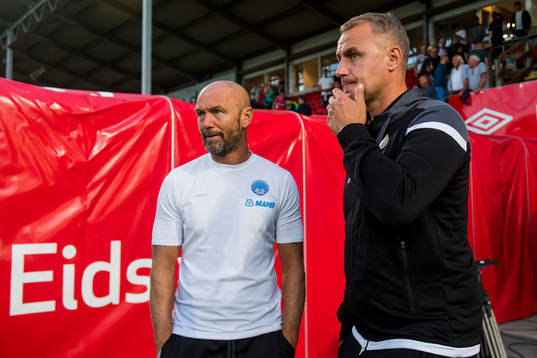 Bengt Sæternes, head coach of Sandnes Ulf, and Mark
