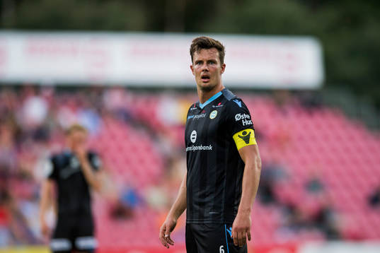 Niels Vorthoren of Sandnes Ulf reacts