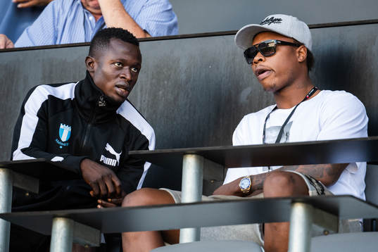 Carlos Strandberg of Malmö FF sits