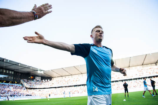 Anders Christiansen of Malmö FF prior to the UEFA