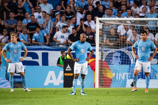Oscar Lewicki, Fouad Bachirou amd Behrang Safari of Malmö