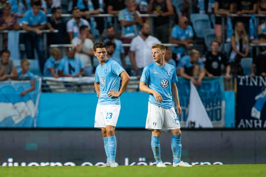 Marcus Antonsson and Marcus Antonsson of Malmö FF look