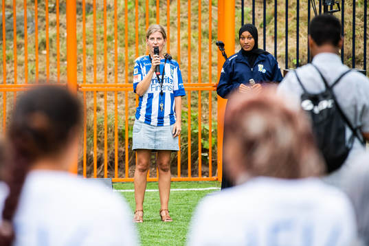 IFK Göteborgs CSR-ansvarige Elisabeth Anderton och