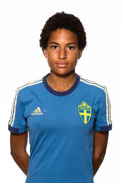 Josephine Nybom Batafoe i F15/03-landslaget