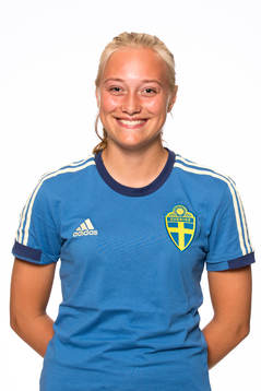 Sanna Eriksson i F15/03-landslaget