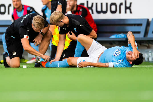 Sjukgymnast Alexander Nilsson och sjukgymnast Jesper