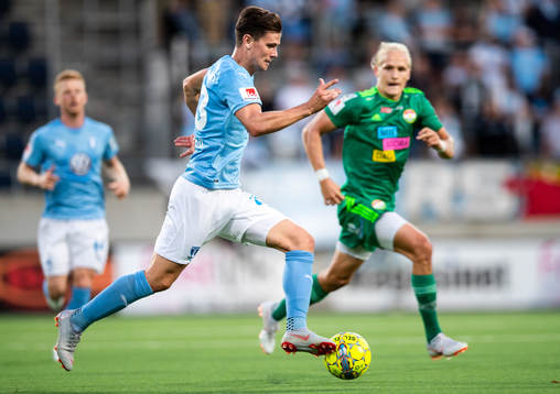 Malmö FFs Marcus Antonsson och Dalkurds Simon Strand