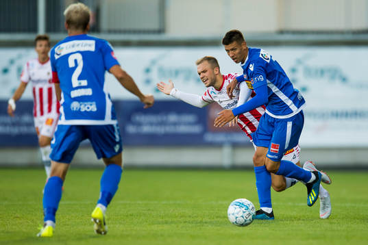 Lasse Nilsen of Tromsø and Emil Palsson of Sandefjord