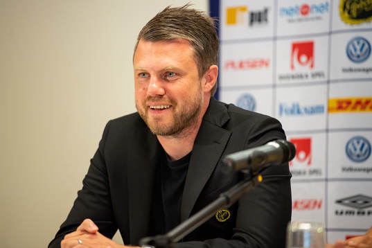 Elfsborgs manager Jimmy Thelin