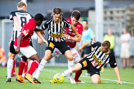 Landskronas Adi Nalic och Alfons Sampstedt