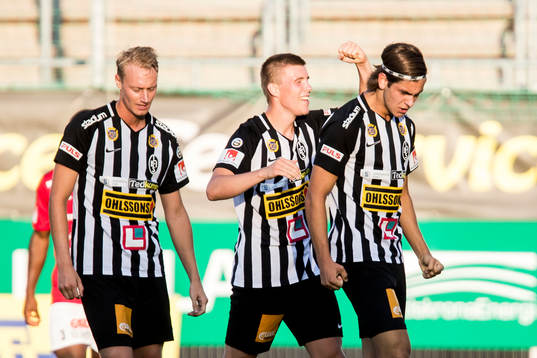 Landskronas Måns Ekvall, Alfons Sampstedt och Adi Nalic