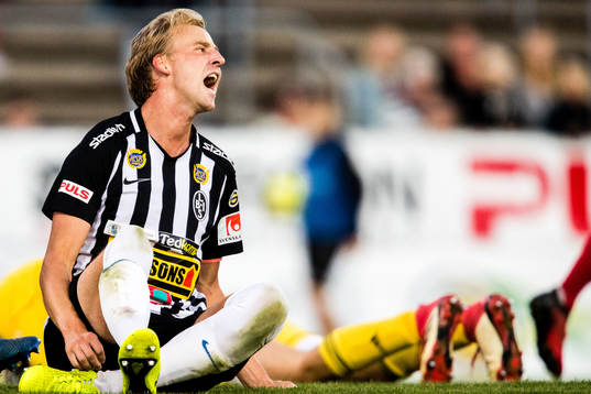 Landskronas Viktor Svensson deppar