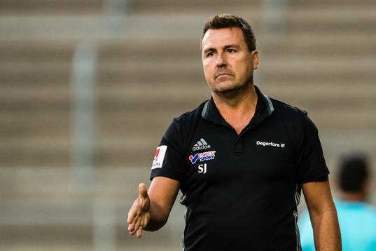 Degerfors tränare Stefan Jacobsson