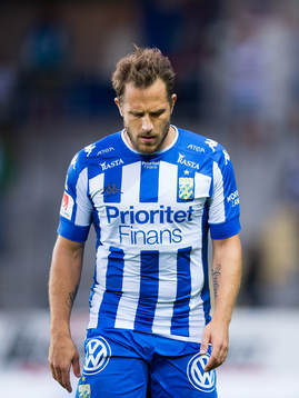 IFK Göteborgs Tobias Hysén deppar