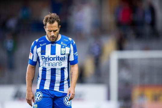 IFK Göteborgs Tobias Hysén deppar