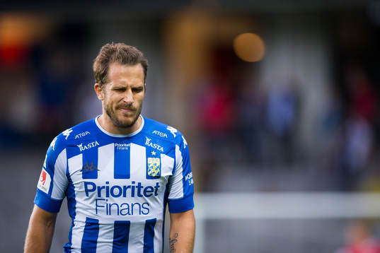 IFK Göteborgs Tobias Hysén deppar