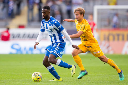 IFK Göteborgs Vajebah Kaliefah Sakor och Sirius Sam