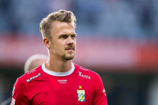 IFK Göteborgs målvakt Erik Dahlin deppar