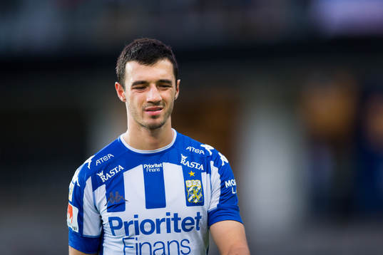 IFK Göteborgs Giorgi Kharaishvili deppar