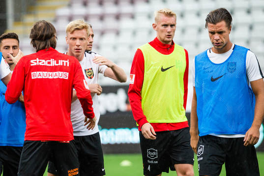 Brommapojkarnas Ludvig Öhman Silwerfeldt och David Ochieng