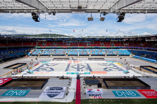 General interior view of Ullevaal Stadion
