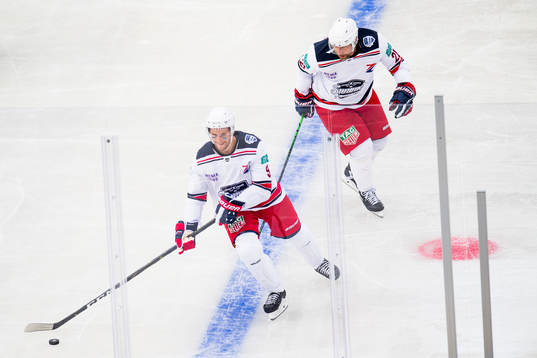 Filip Forsberg and Peter Forsberg of Team Zucca