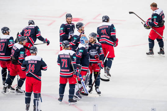 Goaltender Henrik Lundqvist and Oliver Ekman-Larsson