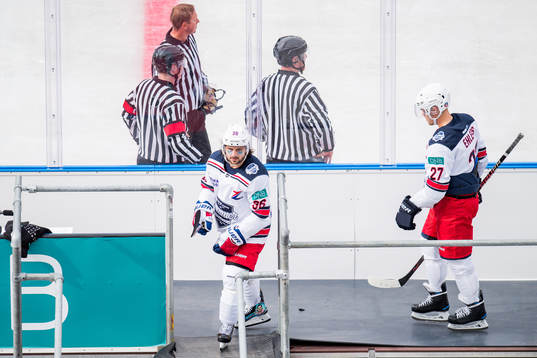 Mats Zuccarello and Nikolaj Ehlers of Team Zucca