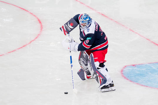 Goaltender Henrik Lundqvist of Team Henke