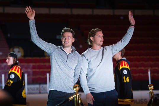 Washington Capitals Nicklas Bäckström och Christian Djoos