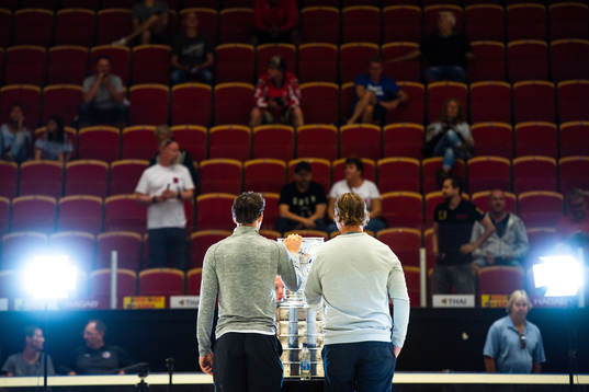 Washington Capitals Nicklas Bäckström och Christian Djoos