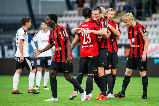 Brommapojkarnas Eric Johana Omondi, Erik Figueroa och Jack