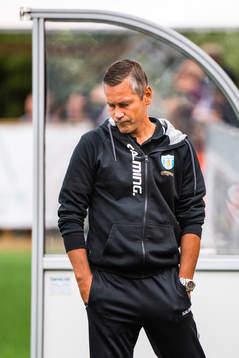 Göteborgs tränare Marcus Lantz deppar