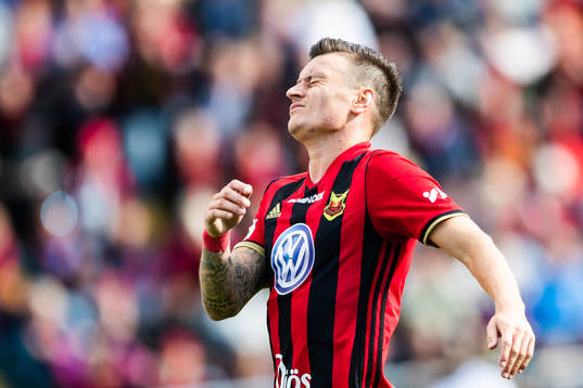 Östersunds Jamie Hopcutt deppar