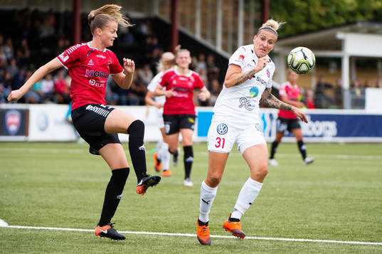 Limhamn Bunkeflos Olivia Welin och Rosengårds Anja Mittag