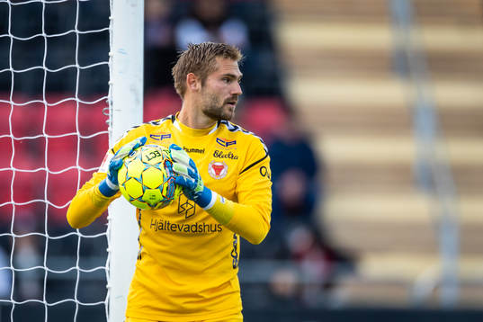 Kalmars målvakt Lucas Hägg-Johansson